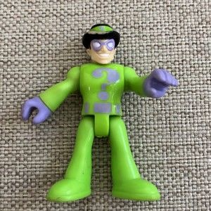 Imaginext DC Super Friends Riddler Fisher Price Figure 3” Tall Free Shipping